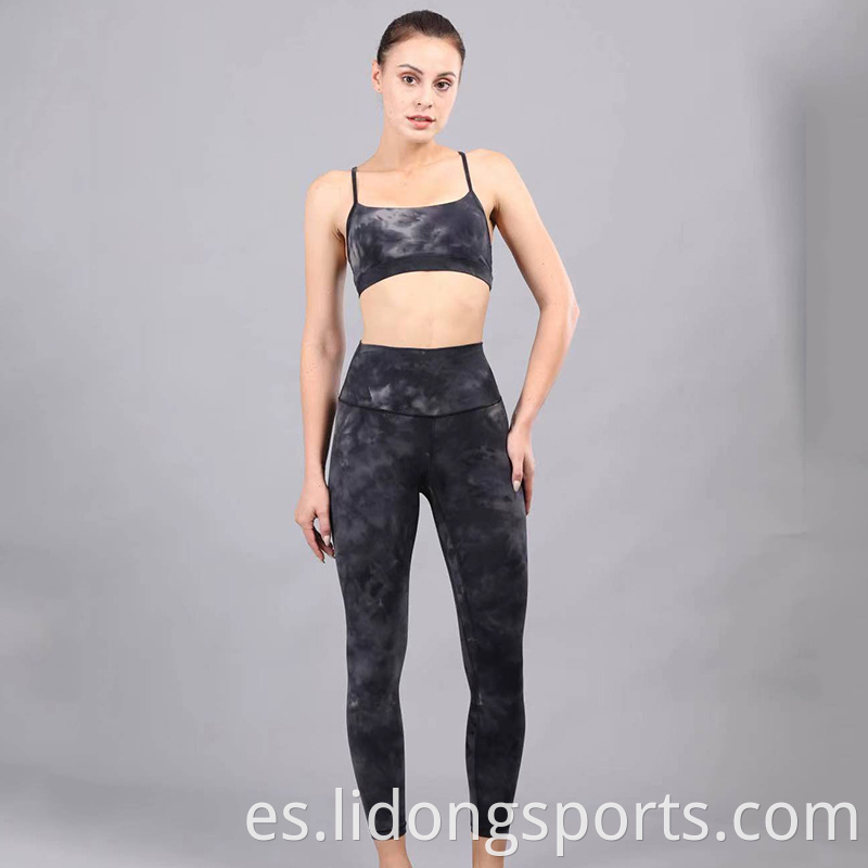 Venta en caliente telas cómodas de alta calidad Traje de yoga Traje de fitness Sets Clothing Yoga Mujeres Mujeres Ropa de yoga